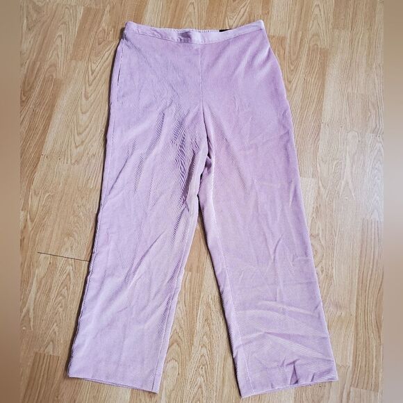 Alfred Dunner Missy Alpine Lodge Corduroy Mid-Rise Short Length Pants sz 14 - Picture 2 of 10